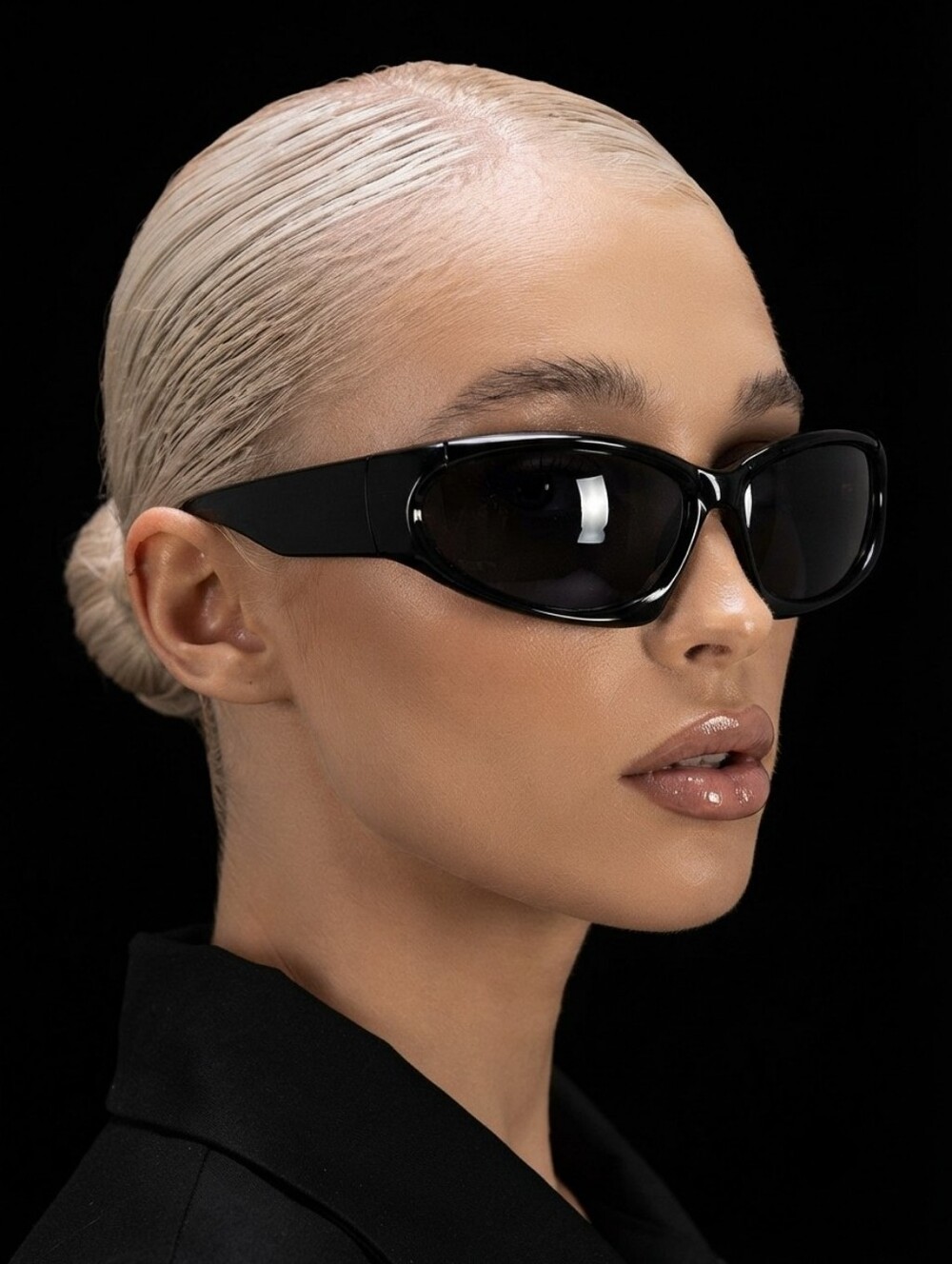 Beloved Millinery Awesome Beautiful Luxury Vintage Style Black Sunglasses